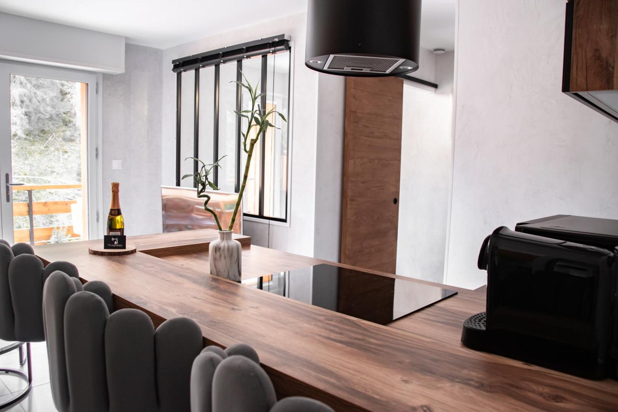Studio Cabine Au Loup Blanc Avec Vue Mont Blanc Saint-Gervais-les-Bains Exterior foto